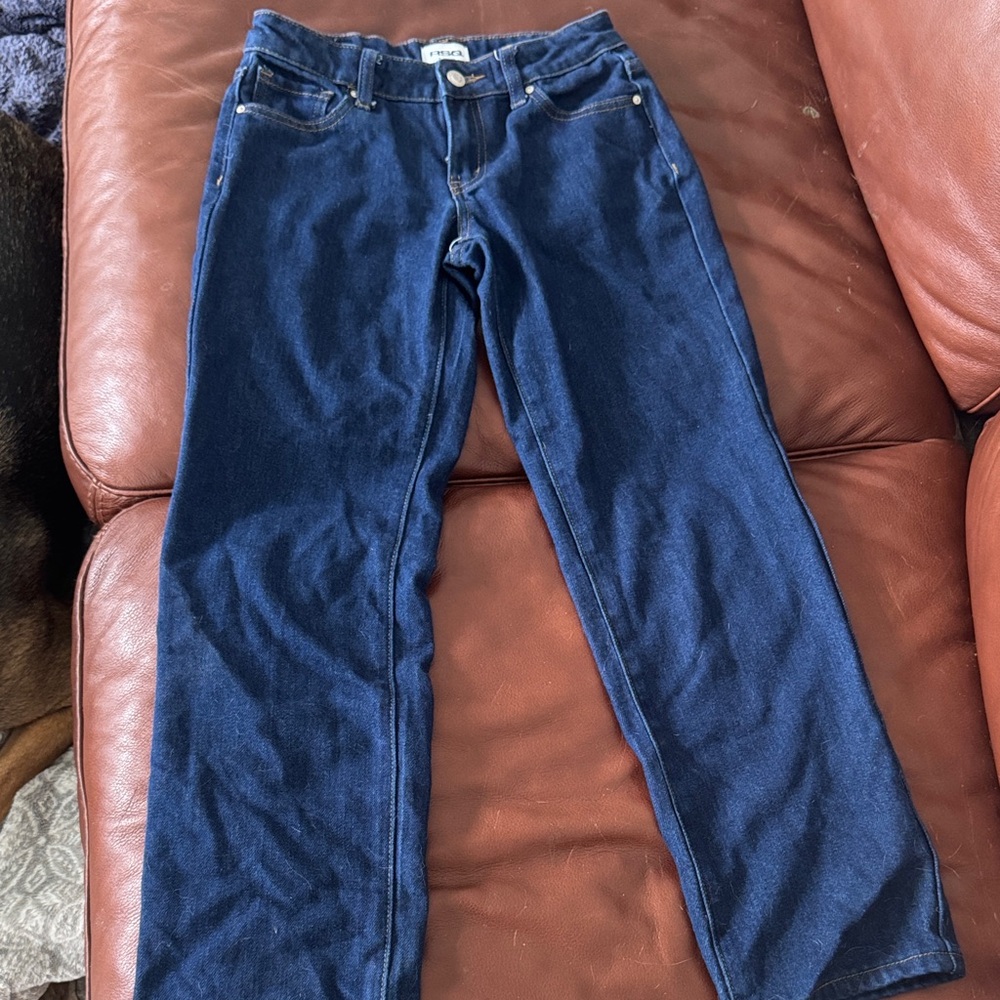 RSQ Dark Blue Baggy Leg Jeans